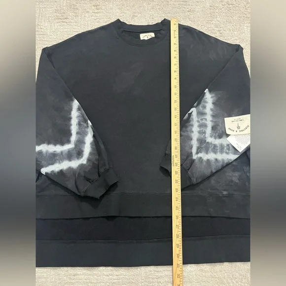 NWT Electric & Rose Oversized Long Sleeve Tie Dye Shirt/Sweatshirt - Picture 7 of 7